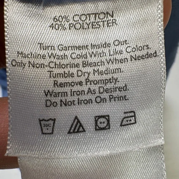 Eddie Bauer Mens XXL Blue Long Sleeve Crewneck Raglan Sweatshirt Pullover - Picture 6 of 7